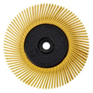 Полімерний круг 3М™ Scotch-Brite™ Bristle BB-ZB, P80, 150х12мм, жовтий, 27606, 27623